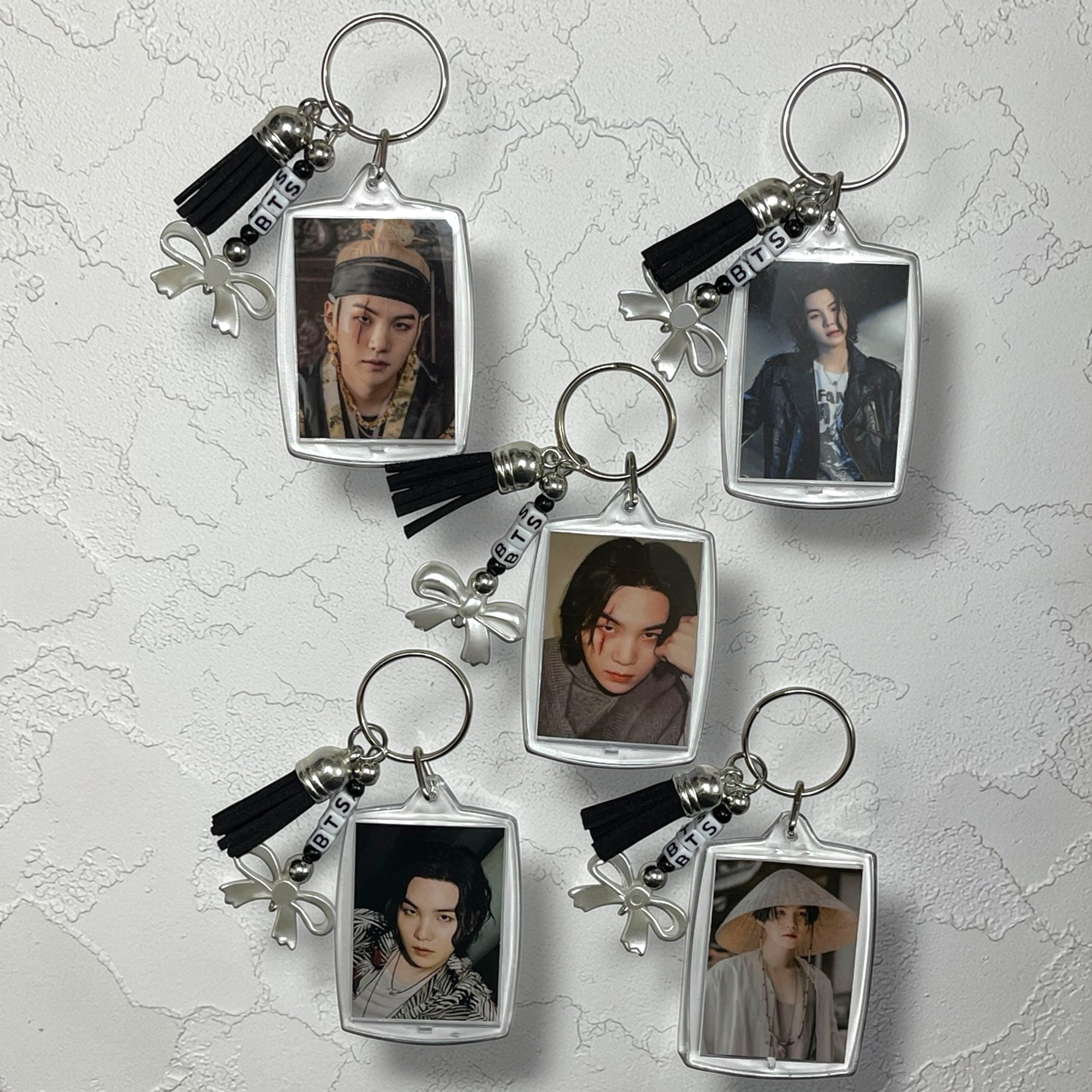 Yoongi Photo Keychains