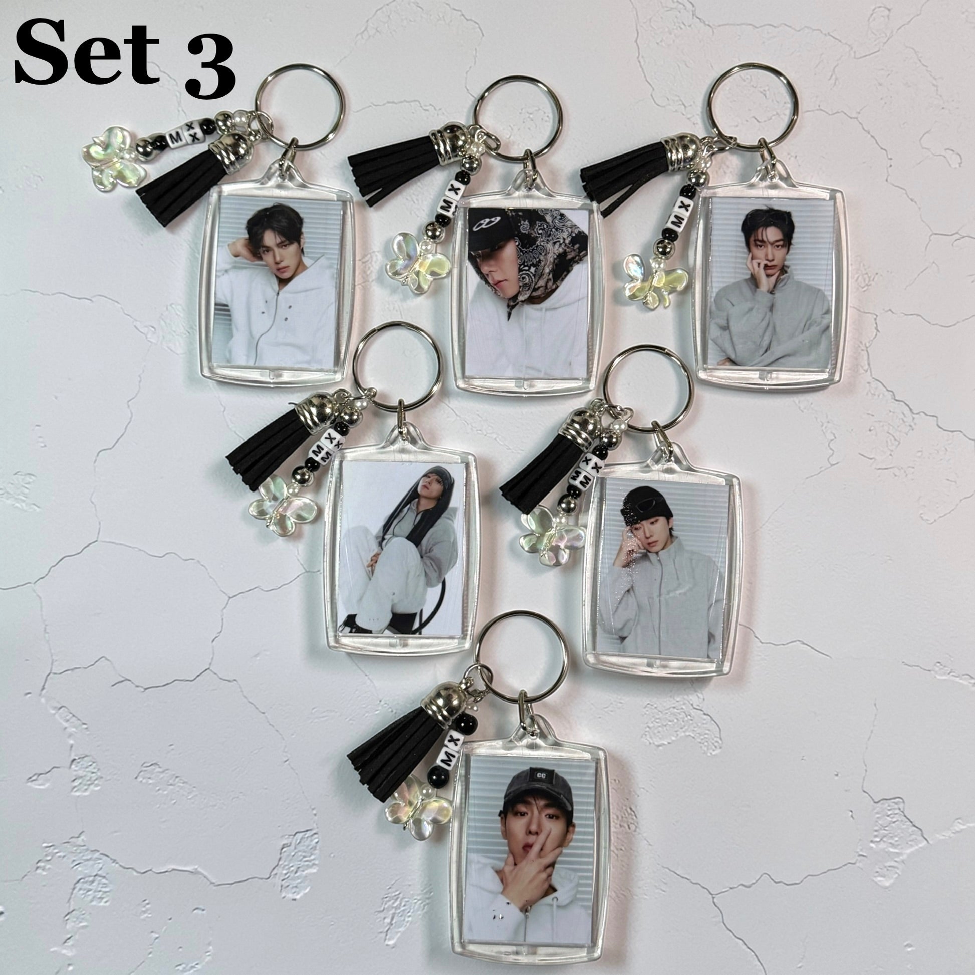 Monsta X Photo Keychains