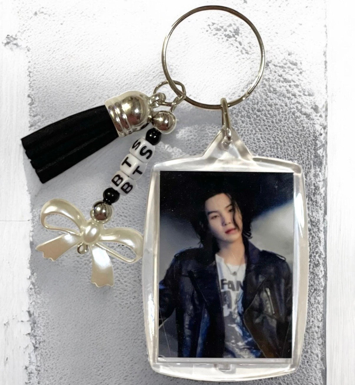 Yoongi Photo Keychains