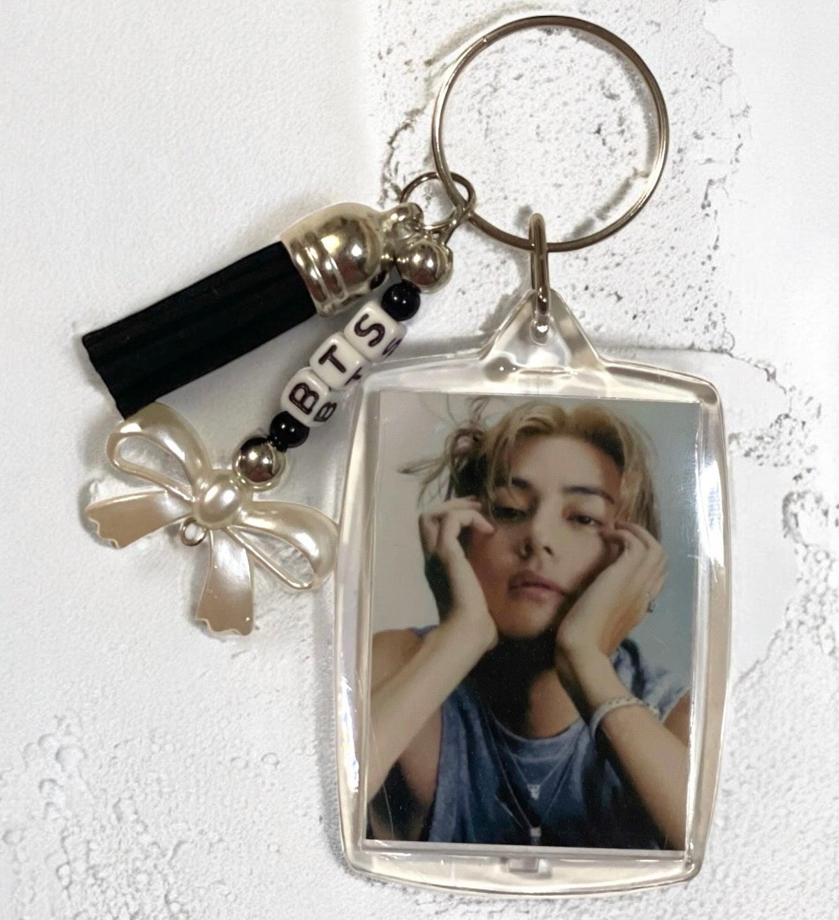 Taehyung Photo Keychains