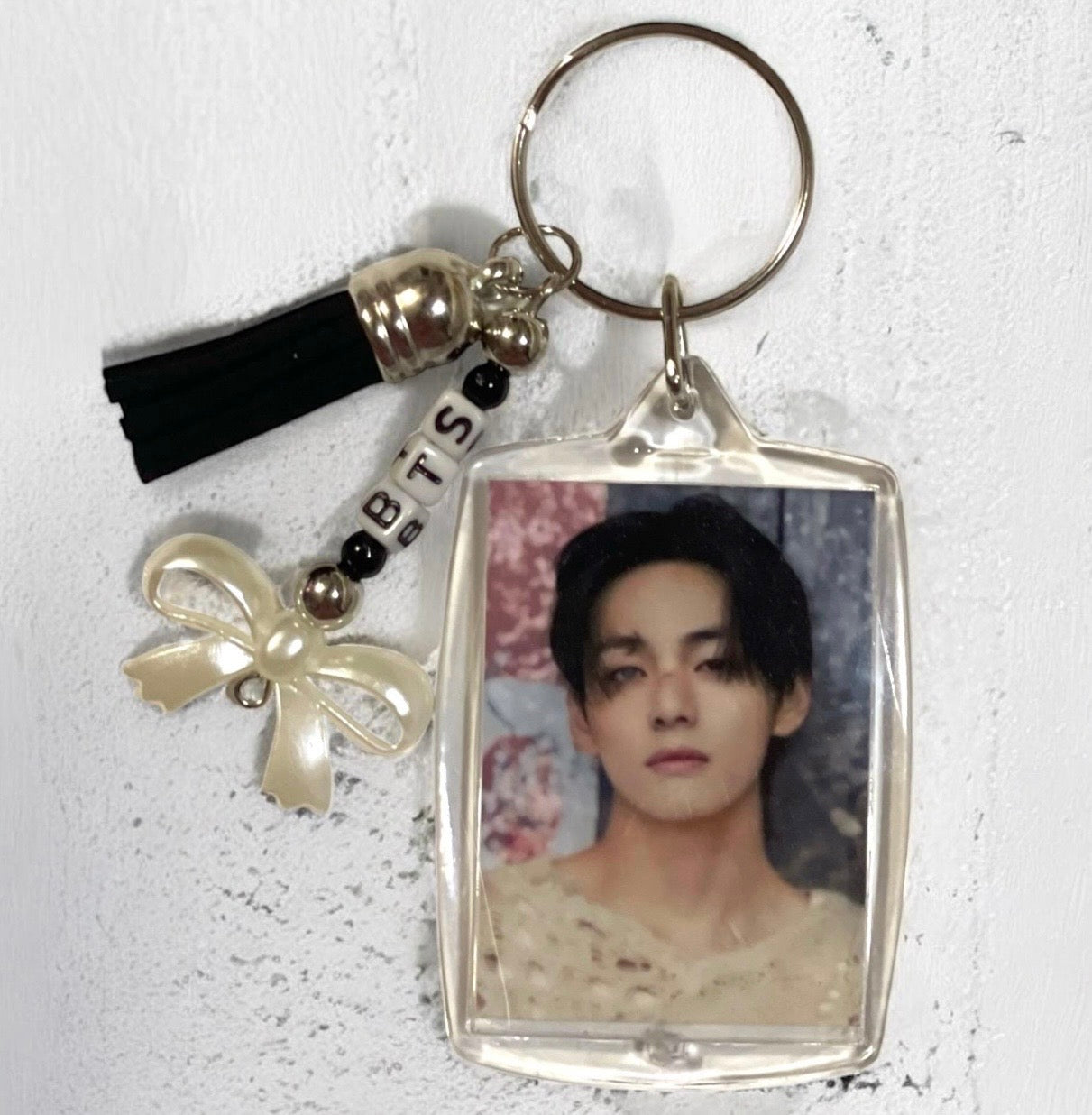 Taehyung Photo Keychains