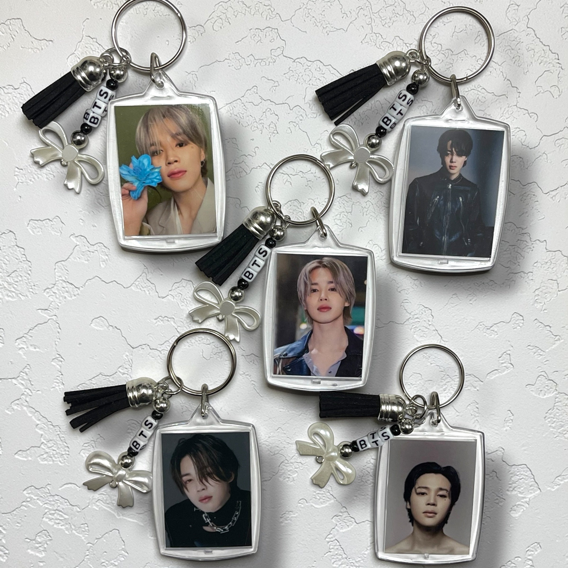 Jimin Photo Keychain