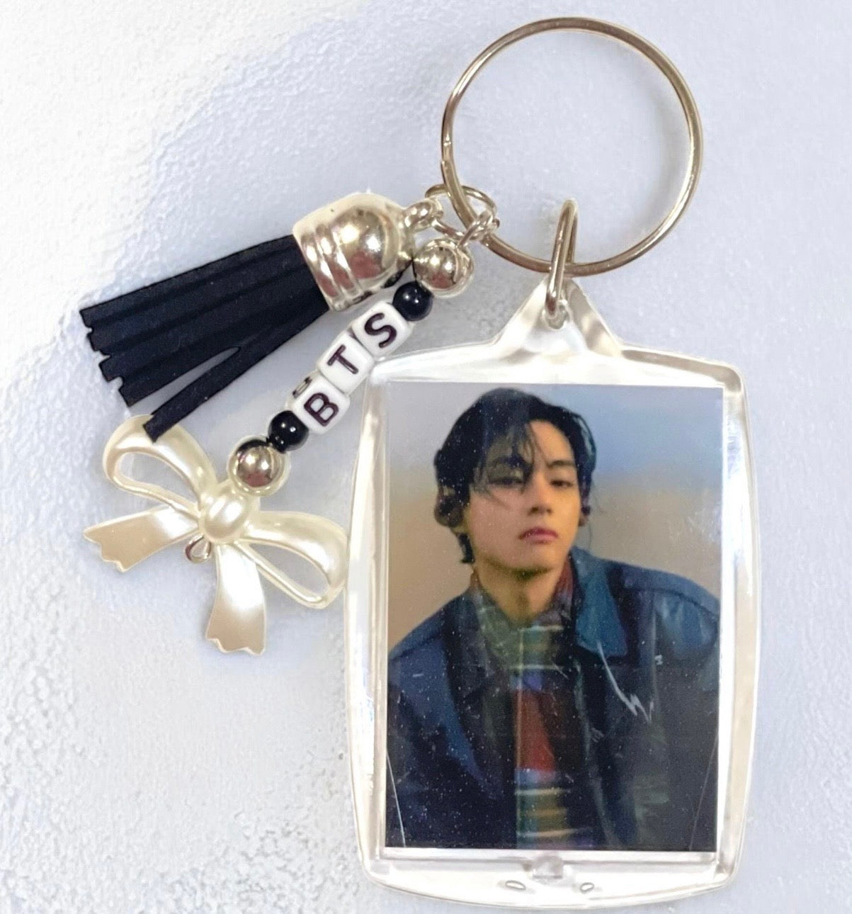 Taehyung Photo Keychains
