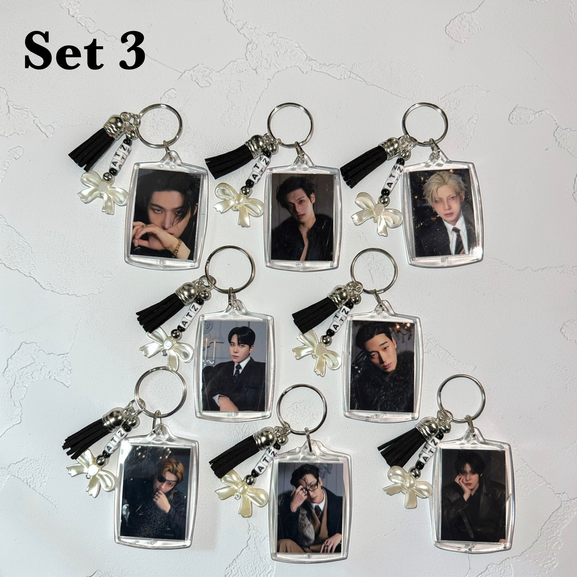 Ateez Photo Keychain