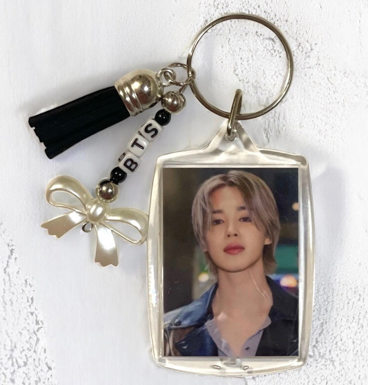 Jimin Photo Keychain