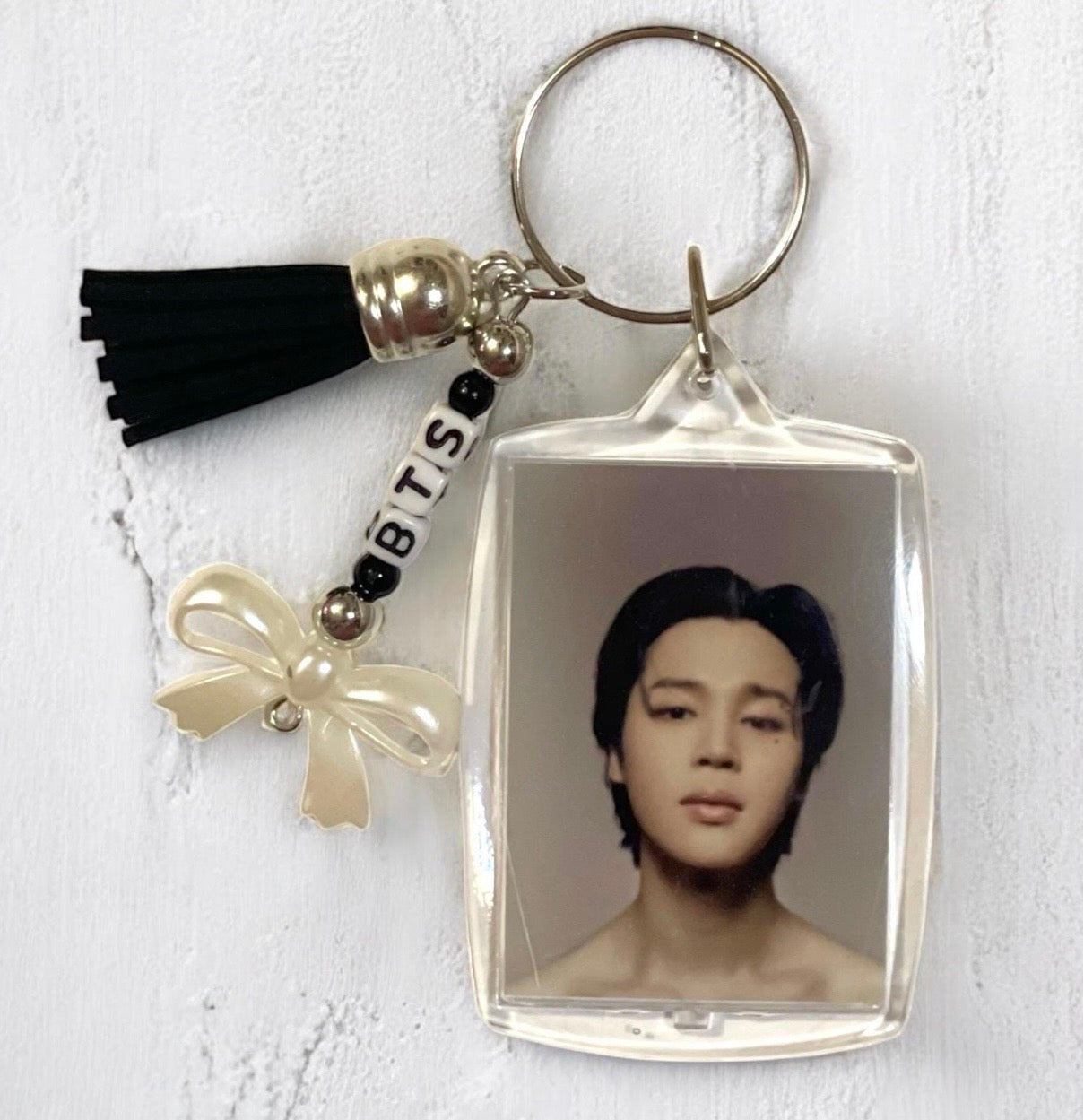 Jimin Photo Keychain