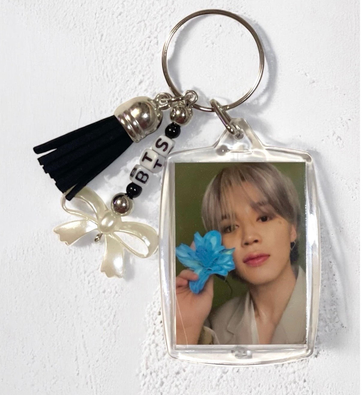Jimin Photo Keychain