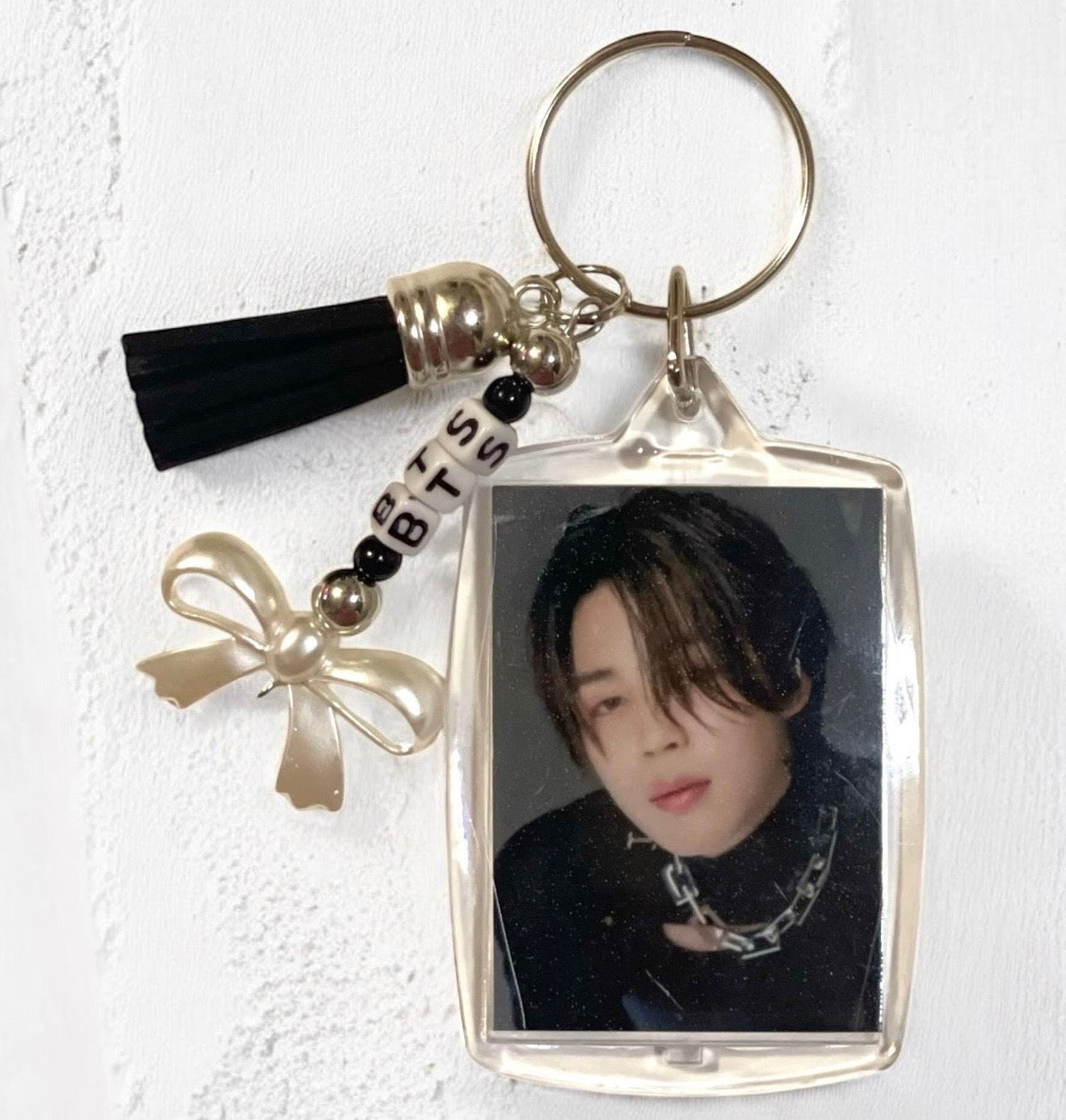 Jimin Photo Keychain